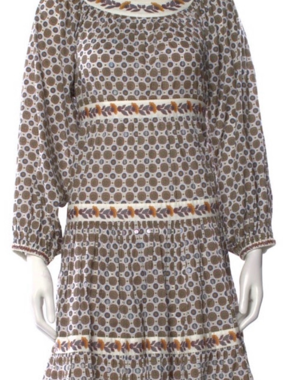 Tory Burch printed knee length dress
